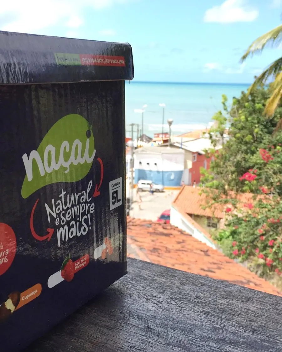 Caixa Naçaí de 5 litros com vista para a Praia de Pipa-RN