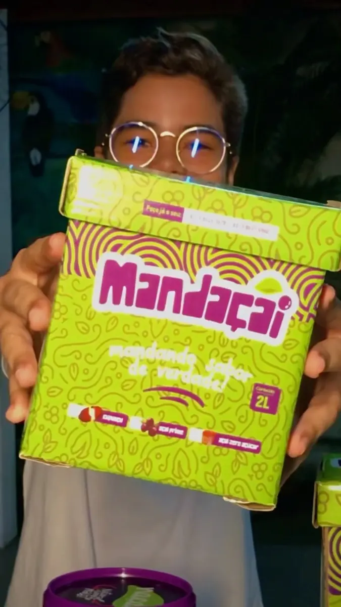 Caixa de Mandaçaí de 2 litros